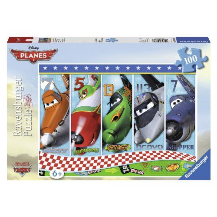 Puzzle cu avioane 100 piese Ravensburger