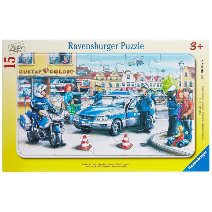 Puzzle departamentul Politiei 15 piese Ravensburger