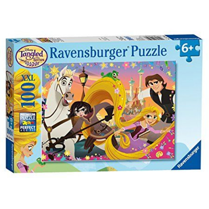 Puzzle Rapunzel 100 piese fetite Ravensburger