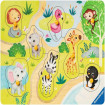 Puzzle din lemn animale Zoo 8 piese Ravensburger