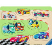 Puzzle din lemn Cars 7 piese Ravensburger