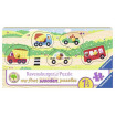 Puzzle lemn cu vehicule 5 piese Ravensburger
