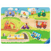 Puzzle din lemn cu vehicule 8 piese Ravensburger