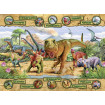 Puzzle Dinozauri cu pui 100 piese Ravensburger