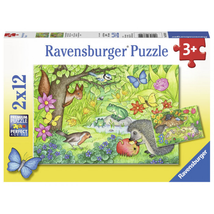 Puzzle gradina 2X12 piese Ravensburger