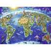 Puzzle Harta Lumii 200 piese Ravensburger