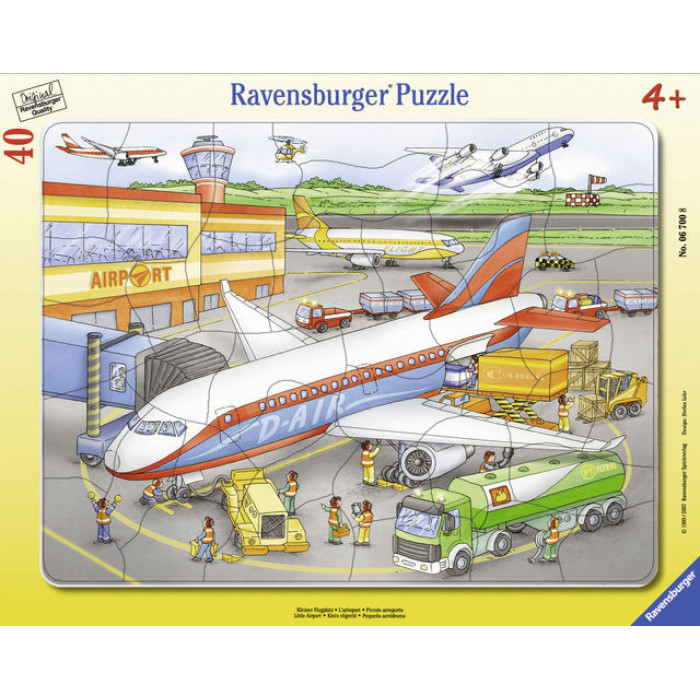 Puzzle micul Aeroport 40 piese Ravensburger