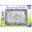 Puzzle privind Lumea 300 piese Ravensburger