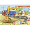 Puzzle tractor pe santier 2X12 piese Ravensburger