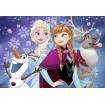 Puzzle Frozen fetite 2X24 piese Ravensburger