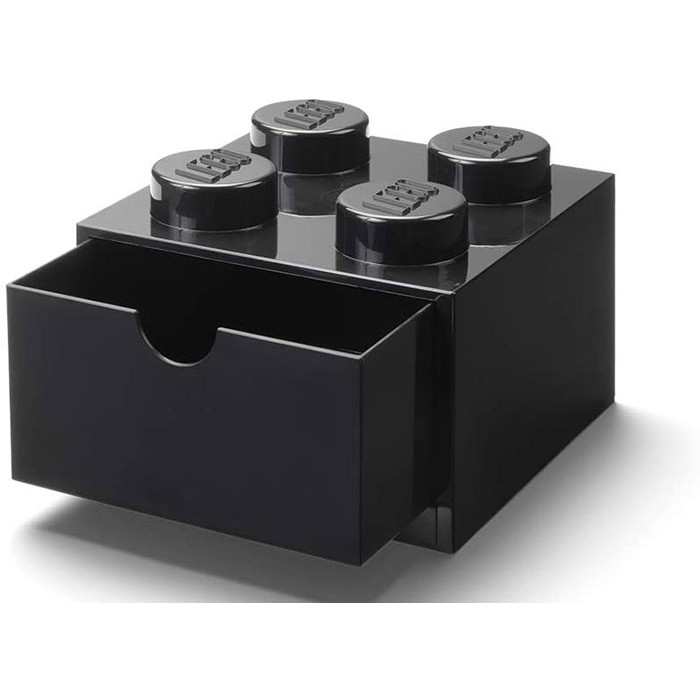 Sertar de birou LEGO 2x2 negru