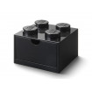 Sertar de birou LEGO 2x2 negru