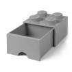 Sertar de birou LEGO 2x2 gri