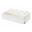 Sertar de birou LEGO 2x4 alb