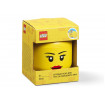 Mini cutie depozitare cap minifigurina LEGO fetita