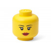 Mini cutie depozitare cap minifigurina LEGO fetita