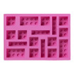 Tava pentru cuburi de gheata LEGO roz