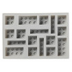 Tava pentru cuburi de gheata LEGO gri