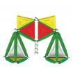 Set constructie magnetic Primary 67 piese Supermag