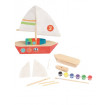 Set de confectionat barca din lemn Egmont
