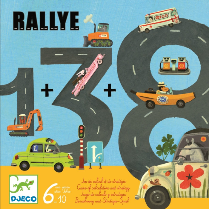 Joc cu trasee si kilometri Rallye Djeco