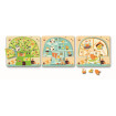 Puzzle lemn copacul Djeco