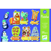 Puzzle tenuletul cu animale Djeco