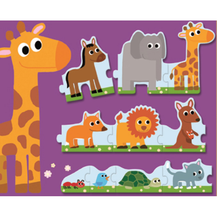 Puzzle duo de la mic la mare Djeco