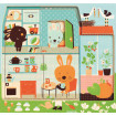 Puzzle lemn casuta iepurasilor Djeco