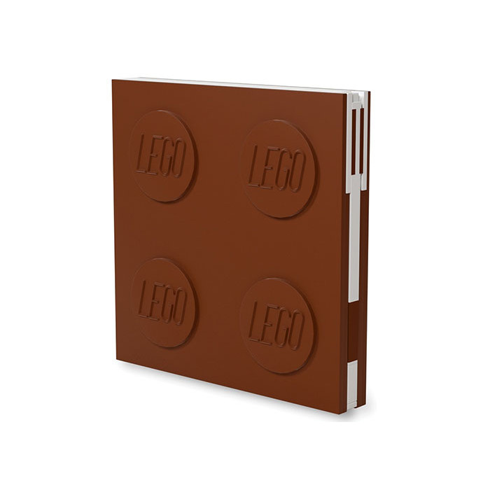 Agenda cu pix LEGO maro