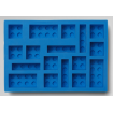 Tava pentru cuburi de gheata LEGO albastru