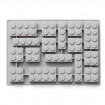 Tava pentru cuburi de gheata LEGO gri