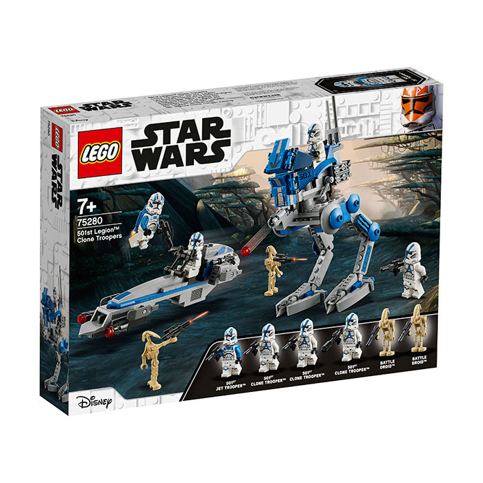 Clone Troopers din Legiunea 501Lego Star Wars