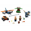 Velociraptor misiunea de salvare cu biplanul Lego Jurassic World
