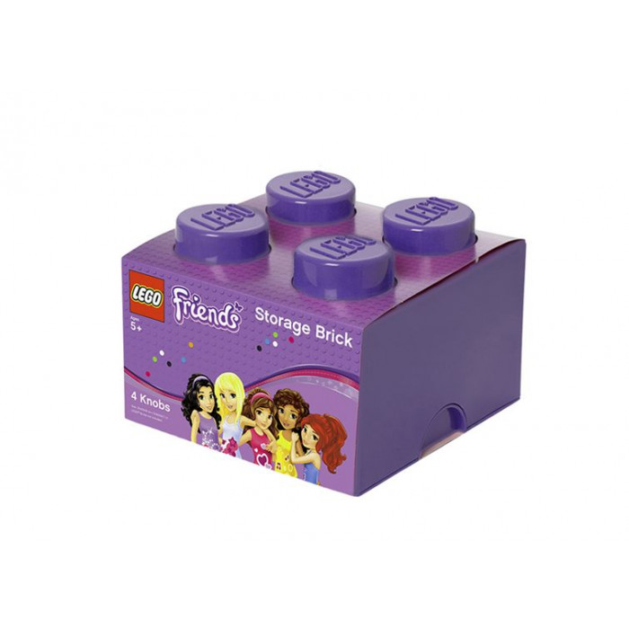 Cutie depozitare Lego Friends 2x2 violet