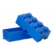 Cutie depozitare Lego 2x4 albastru inchis