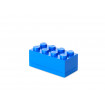 Mini cutie depozitare Lego 2x4 albastru inchis