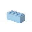Mini cutie depozitare Lego 2x4 albastru deschis