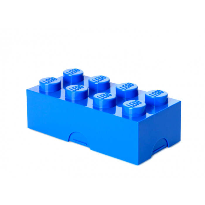 Cutie sandwich sau depozitare Lego 2x4 albastru