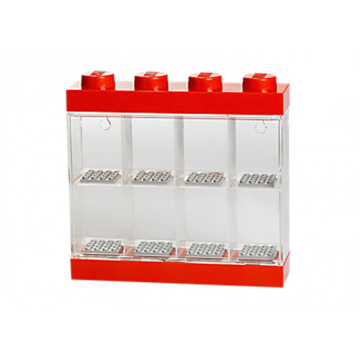Cutie rosie pentru 8 minifigurine Lego