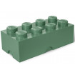 Cutie depozitare Lego 2x4 verde masliniu