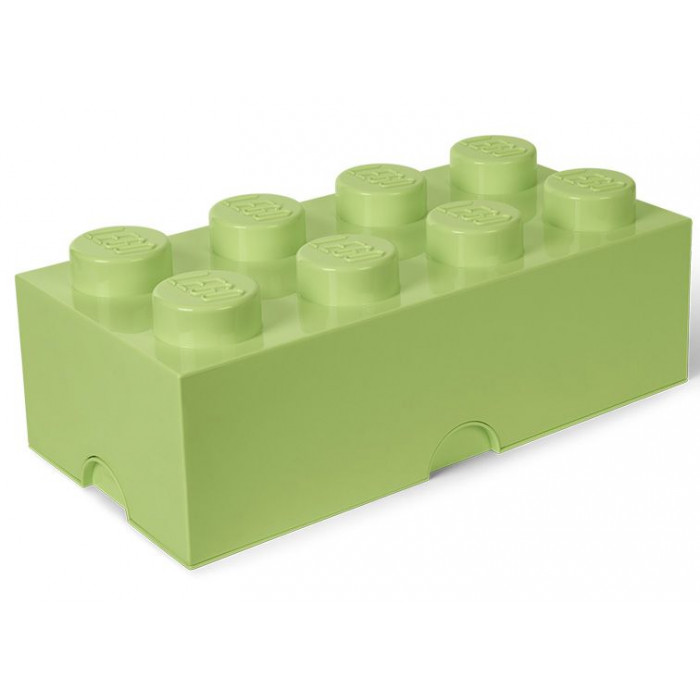 Cutie depozitare Lego 2x4 verde fistic