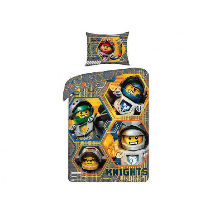 Lenjerie de pat cavalerii Lego Nexo Knights