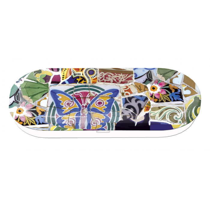 Etui ochelari Gaudi detalii Fridolin