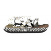 Etui ochelari Rosina Wachtmeister Cats Sepia Fridolin