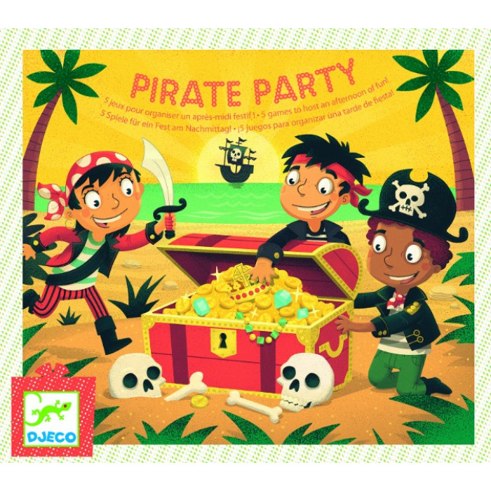Joc de petrecere gaseste comoara cu pirati Djeco