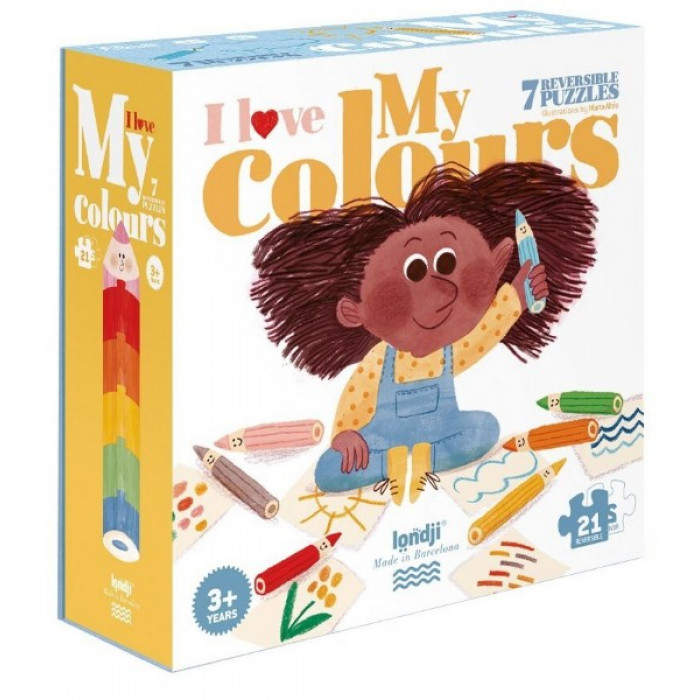 Puzzle Iubim culorile Londji
