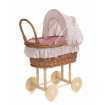 Carucior pentru papusi si husa pastel cu flori Egmont Toys
