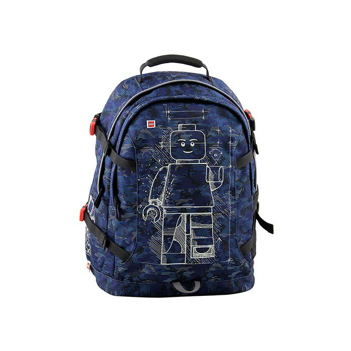 Rucsac Lego negru si albastru
