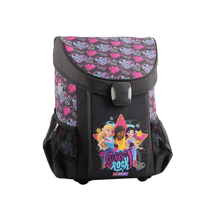 Ghiozdan negru Lego Friends Girls Rock